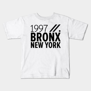 Bronx NY Birth Year Collection - Represent Your Roots 1997 in Style Kids T-Shirt